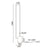^ΕΠΙΔΑΠΕΔΙΟ Φ/Σ LED 35W 3000K 2800LM AELIA ΜΑΥΡΟ ΜΕΤ/ΚΟ IP20 20,5X14XH150CM