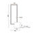 ^ΕΠΙΤΡΑΠΕΖΙΟ Φ/Σ LED 12W 3000K 980LM AELIA ΜΑΥΡΟ ΜΕΤ/ΚΟ IP20 18X11XH46CM