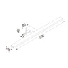 ^Φ/Σ ΕΠΙΠΛΟΥ LED 8W 3000K 520LM VOIR ΧΡΩΜΙΟ ΜΕΤ/ΚΟ IP44 50X4X10,5CM