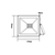 BLACK LED SMD FLOOD LUMINAIRE IP66 20W 4000K 1700Lm 230V RA80