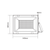 BLACK LED SMD FLOOD LUMINAIRE IP66 400W 6000K 34450Lm 230V RA80