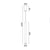 ^ΚΡΕΜΑΣΤΟ Φ/Σ LED 5W 3000K 400LM FINO ΛΕΥΚΟ ΜΕΤ/ΚΟ IP20 D3XD5,3XH220CM