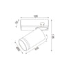 ^ΕΠΙΤΟΙΧΟ Φ/Σ 1XGU10 DIVINO ΛΕΥΚΟ ΑΛΟΥΜΙΝΙΟ IP20 12X7X13,5CM