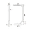 ΕΠΙΤΡΑΠΕΖΙΟ Φ/Σ LED 10W 800LM FRITZ ΜΑΥΡΟ CCT+DIMMABLE+TOUCH SWITCH+USB CHARGER