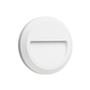 LED WALL ROUND LUMINAIRE WHITE 230V AC IP65 1.5W 3000K 100LM RA80
