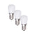 E14 LED 1W 3.000K 230V AC 60Lm 2835SMD Ra80 3PCS-PACK