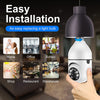 E27 Full HD 2MP Έξυπνη wifi PTZ 360° αυτόματη περιστροφή παρακολούθησης Κάμερα με λάμπα φωτός-τεμ.1