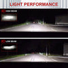 Η4 Canbus 16000 Lumens Cree 3570 Chip Led Αυτοκινητου 12-24V 6500K Ψυχρο Λευκο-Set 2τεμ