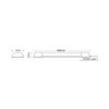 LED LINEAR LUMINAIRE 18W 1500LM 6000K 120° 230V AC IP44 Ra>80 30.000HRS