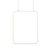 ^ΚΡΕΜΑΣΤΟ Φ/Σ LED 15W 3000K 1390LM ΛΕΥΚΟ ΜΕΤΑΛΛΙΚΟ 26X14XH142CM SYMETRIA