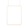 ^ΚΡΕΜΑΣΤΟ Φ/Σ LED 19W 3000K 1820LM ΛΕΥΚΟ ΜΕΤΑΛΛΙΚΟ 36X14XH1520CM SYMETRIA
