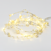 'PEARL' Σχέδιο 20 LED ΛΑΜΠΑΚ ΣΕΙΡΑ ΘΕΡΜΟ ΛΕΥΚΟ ΑΣΗΜΙ ΚΑΛΩΔ ΧΑΛΚΟΥ & ΜΠΑΤΑΡ 2xAA IP20 2m+10cm 1.2W