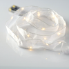 'WHITE RIBBON', 20 LED ΛΑΜΠ.ΧΑΛΚΟΥ, WW, ΑΣΗΜΙ ΚΑΛ. & ΜΠΑΤ. 3xAA, IP20, 2M+10CM, 1.2W