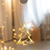 'WINDOW PLASTIC CHRISTMAS TREE' 10 LED ΛΑΜΠΑΚΙΑ  WW ΜΠΑΤ. (3ΧΑΑΑ) IP20 9X16CM