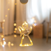 'WINDOW PLASTIC ANGEL' 10 LED ΛΑΜΠΑΚΙΑ WW ΜΠΑΤ. (3ΧΑΑΑ) IP20 12X20.5CM