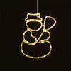 'PLASTIC SNOWMAN' 44 LED ΛΑΜΠΑΚΙΑ WW ΜΠΑΤ. (3ΧΑΑ)/USB, IP20, 24.4*0.7*35.7