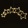 'PLASTIC 5 STARS' 47 LED ΛΑΜΠΑΚΙΑ WW ΜΠΑΤ. (3ΧΑΑ)/USB, IP20, 54*0.5*25