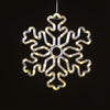 'PLASTIC SNOWFLAKE' 50 LED ΛΑΜΠΑΚΙΑ WW ΜΠΑΤ. (3ΧΑΑ)/USB, IP20, 30.5*0.7*27.5