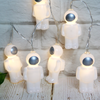 ^ 'SILICONE PLASTIC SPACEMEN', 10LED ΛΑΜΠΑ ΣΕΙΡΑ ΜΠΑΤ(2xAA) ΘΕΡΜ ΛΕΥΚ IP20 135+30cm ΔΙΑΦ ΚΑΛΩΔ ΤΡΟΦ