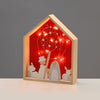 ^WOODEN HOUSE  10 LED ΛΑΜΠ ΚΑΛΩΔΙΟ ΧΑΛΚΟΥ ΘΕΡΜΟ ΣΤΑΘΕΡΟ ΜΠΑΤ (2ΧΑΑA) 20*4,5*25cm IP20^