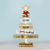 ^ 'WOODEN CHRISTMAS TREE' 10 MINI LED WW Λ/ΚΙΑ ΜΠ/ΡΙΕΣ (2AA) IP20 22.5X5X38CM