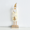 ^ 'WOODEN SANTA' 12 MINI LED WW Λ/ΚΙΑ ΜΠ/ΡΙΕΣ (2AAA) IP20 9.5X5.5X34CM