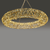 ^3D COPPER WIRE METAL MOTIF RING 12480LED ΛΑΜΠ ΚΑΛ ΧΑΛΚ ΘΕΡΜ IP44 ΑΝΤΑΠT(3VDC)ΑΛΥΣ 70cm-ΑΓΚΙΣ 5mΚΑΛ
