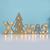 ^ 'WOODEN X-MAS' 21 LED WW Λ/ΚΙΑ ΜΠ/ΡΙΕΣ (2AAΑ) IP20 37.5X2.5X18CM