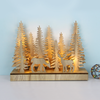 ^ 'PLYWOOD CHRISTMAS TREE 2' 22 LED WW Λ/ΚΙΑ ΜΠ/ΡΙΕΣ (2AA) IP20 30X8X23CM