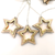 ^ 'WOODEN GOLD GLITTER STARS', 10 LED ΛΑΜΠ. ΣΕΙΡΑ ΜΠΑΤ. (3xAA), WW, IP20, 135+30cm, ΔΙΑΦ. ΚΑΛ. ΤΡΟΦ.