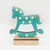 ^ 'WOODEN BLUE HORSE', 10 MINI LED ΛΑΜΠ. ΜΠΑΤ. (2xAA), WW,IP20, 17X4.5X16CM