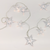 ^ 'PLASTIC BIG&MEDIUM STARS', 10 LED ΛΑΜΠ. ΣΕΙΡΑ ΜΠΑΤ. (3xAA), WW,IP20, 135+30cm, ΔΙΑΦ. ΚΑΛ. ΤΡΟΦ.