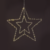 ^ 'SILVER STAR' 113 ΜΙΝΙ LED ΛΑΜ, WW, ΑΣΗΜΙ ΚΑΛΩΔ. ΧΑΛΚΟΥ,ΑΝΤΑΠΤ.(4.5VDC),IP44  56CM & 3M ΔΙΑΦ. ΚΑΛ.