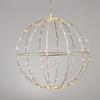 ^ 'D30CM SILVER BALL' 144 ΜΙΝΙ LED ΛΑΜ, WW, ΑΣΗΜΙ ΚΑΛΩΔ. ΧΑΛΚΟΥ,ΑΝΤΑΠΤ.(4.5VDC),IP44, 3M ΔΙΑΦ. ΚΑΛ.