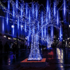 ^ 'SNOWDROP'180 CW LED ΛΑΜΠ., 18LX10DROPS ΜΗΚ.30CM, ΜΠΑΤ(3ΧΑΑ), 6/18 ΧΡΟΝ. IP44, 3.6m+40cmΔΙΑΦ. ΚΑΛ