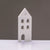 ^WOODEN DECORATIVE WHITE HOUSE  ΜΟΤΙΦ 7*2*18cm^