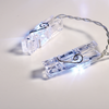 ^ 'PLASTIC CLIPS' 20LED ΛΑΜΠΑΚ ΣΕΙΡΑ ΜΠΑΤΑΡ.(3xAA)&ΧΡΟΝΟΔΙΑΚ (6ΟΝ/18OFF) ΨΥΧΡΟ ΛΕΥΚΟ IP20 285+30cm