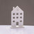 ^WOODEN DECORATIVE WHITE HOUSE WITH BASE ΔΙΑΚΟΣΜΗΤΙΚΟ ΜΟΤΙΦ 14*5*23cm^