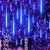 ^ 'SNOWDROP' 240 CW LED ΛΑΜΠ., 30LX8DROPS ΜΗΚ.50CM, ΜΠΑΤ(3ΧΑΑ), 6/18 ΧΡΟΝ. IP44, 2.8m+40cmΔΙΑΦ. ΚΑΛ