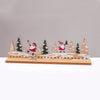 ^WOODEN XMAS COUNTDOWN WITH SANTA ΔΙΑΚΟΣΜHTIKO ΜΟΤΙΦ 33x5x10cm^