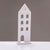 ^WOODEN DECORATIVE WHITE HOUSE  ΜΟΤΙΦ 11.5*5*33,5cm^