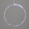 ^ 'D30CM SILVER ROUND' 45 ΜΙΝΙ LED ΛΑΜ, CW, ΑΣΗΜΙ ΚΑΛΩΔ. ΧΑΛΚΟΥ,ΑΝΤΑΠΤ.(3VDC),IP44, 3M ΔΙΑΦ ΚΑΛ