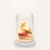^ 'CAR, PLASTIC SNOWY COVER BALL' 5 MINI LED ΛΑΜΠ. ΜΠΑΤ. (2xAAA), WW,IP20, D11X19CM
