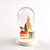 ^ 'SANTA, PLASTIC SNOWY COVER BALL' 5 MINI LED ΛΑΜΠ. ΜΠΑΤ. (2xAAA), WW,IP20, D11X19CM