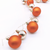 ^ '40 COPPER-CHROME BALLS' 80 CLUSTER MINI LED ΣΕΙΡΑ,WW, ΑΣΗΜ. ΚΑΛΩΔ. ΧΑΛΚ, ΜΠΑΤ.(3ΑΑ) IP20 30cm+2m