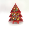 ^ 'WOODEN RED TREE SANTA' 8 MINI LED ΛΑΜΠ. ΜΠΑΤ. (2xAAA), WW,IP20, 24X5X30CM