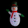 'INFLATABLE SNOWMAN' 1 LED ΛΑΜΠ.ΑΝΤΑΠ.(12V), RGB,  ΣΤΑΘ. IP44, Η180CM, 2M ΠΡΑΣ. ΚΑΛ. ΤΡΟΦ.