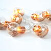 ^ 'GLASS COPPER LED BULB'  10 LED ΛΑΜΠ. ΣΕΙΡΑ ΜΠΑΤ. (2xAA), WW,IP20, 135+30cm, ΔΙΑΦ ΚΑΛ ΤΡΟΦ.