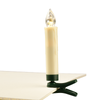 ^ '10 WHITE MINI CLIPS CANDLES', 10*1  LED ΛΑΜΠ. ΜΠΑΤ. (10*AAA), IR CONTROL., WW,IP20, φ1.5X10.5cm