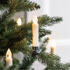 ^ '10 WHITE MINI CLIPS CANDLES', 10*1  LED ΛΑΜΠ. ΜΠΑΤ. (10*AAA), IR CONTROL., WW,IP20, φ1.5X10.5cm
